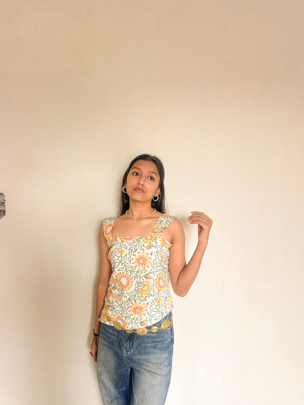 Baddie Bloom Floral Kurti
