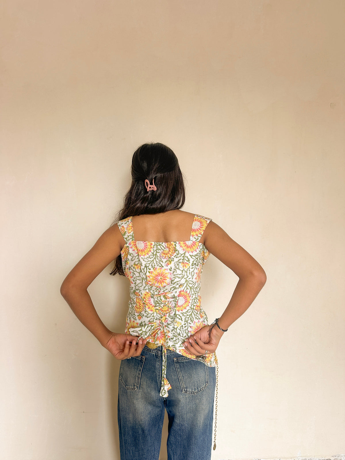 Baddie Bloom Floral Kurti