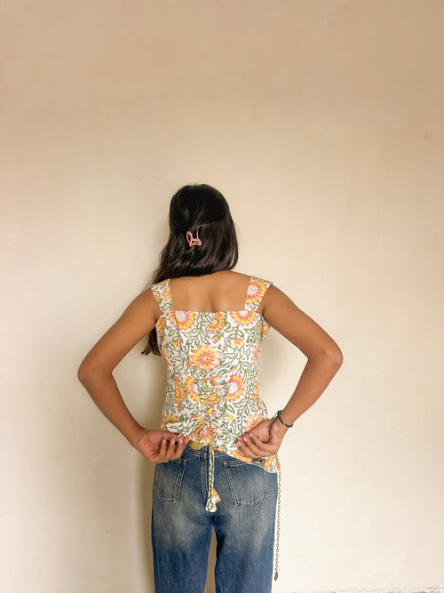 Baddie Bloom Floral Kurti
