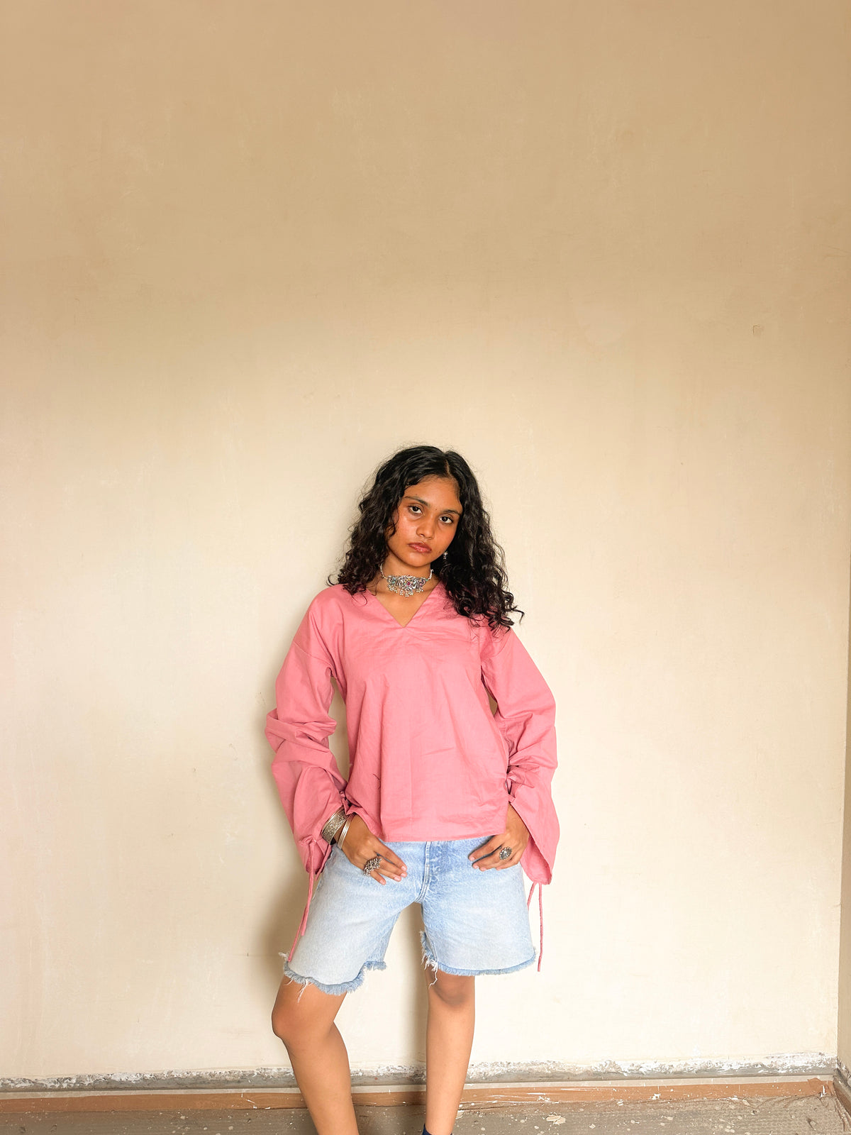Blush Baddie Kurti