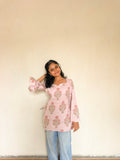 Blush Belle Wrap Kurti