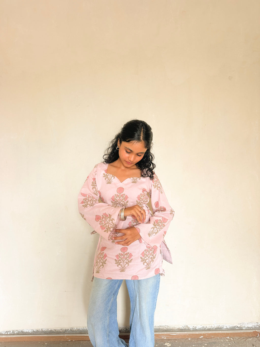 Blush Belle Wrap Kurti