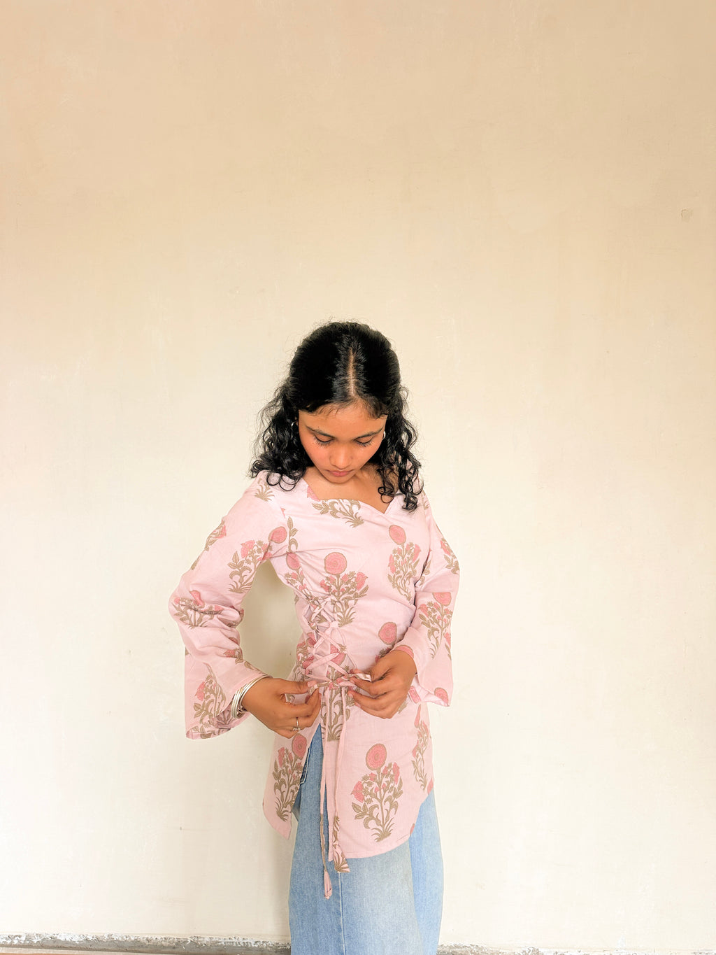 Blush Belle Wrap Kurti