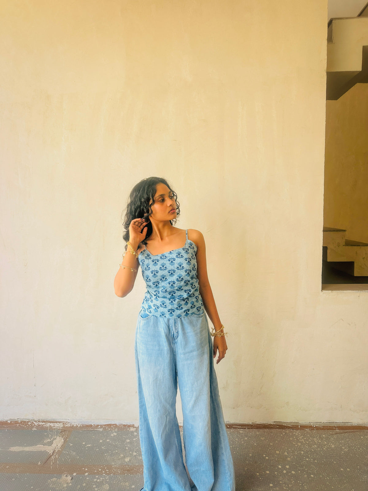 Midnight Muse Strappy Kurti