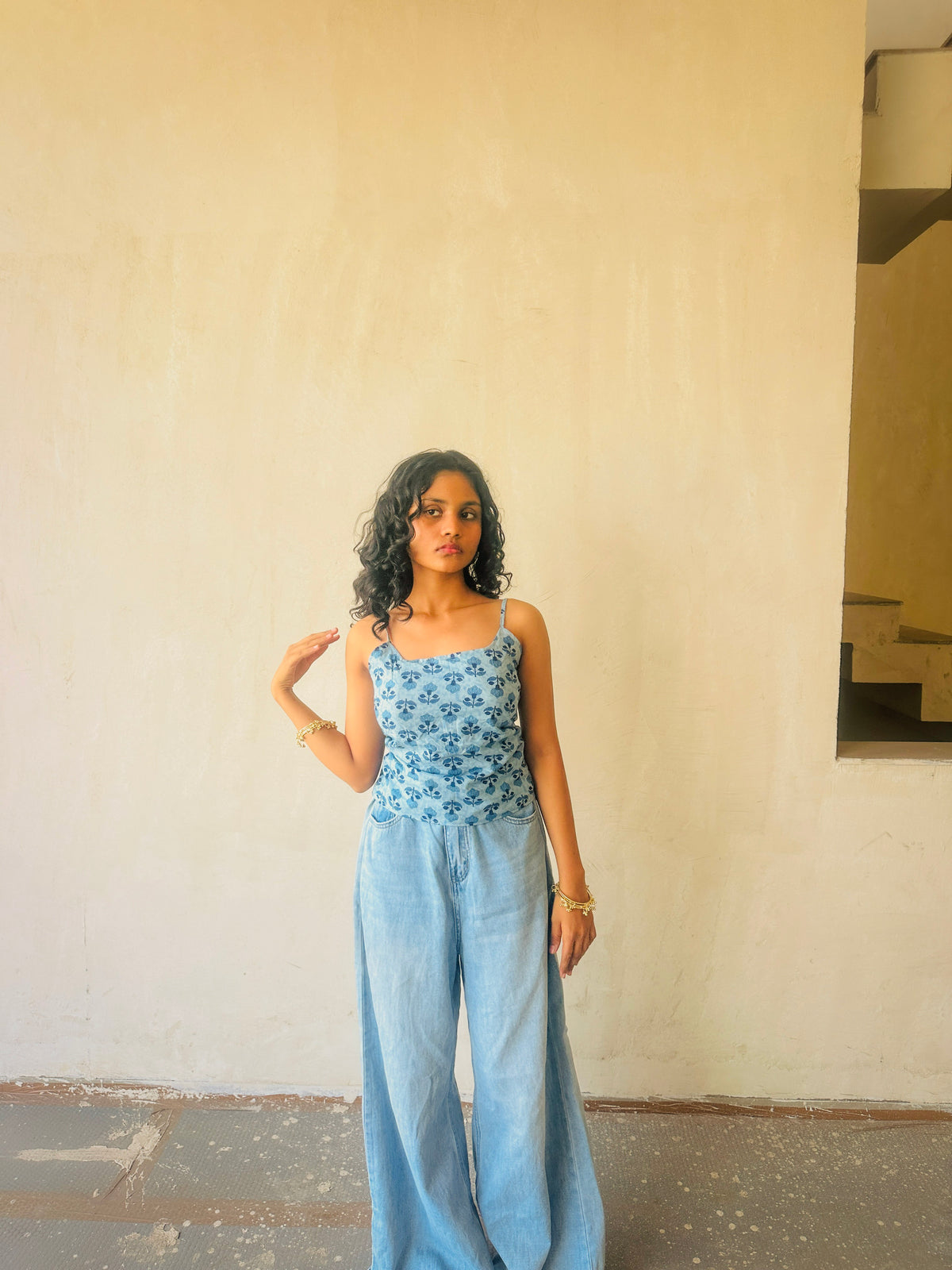 Midnight Muse Strappy Kurti