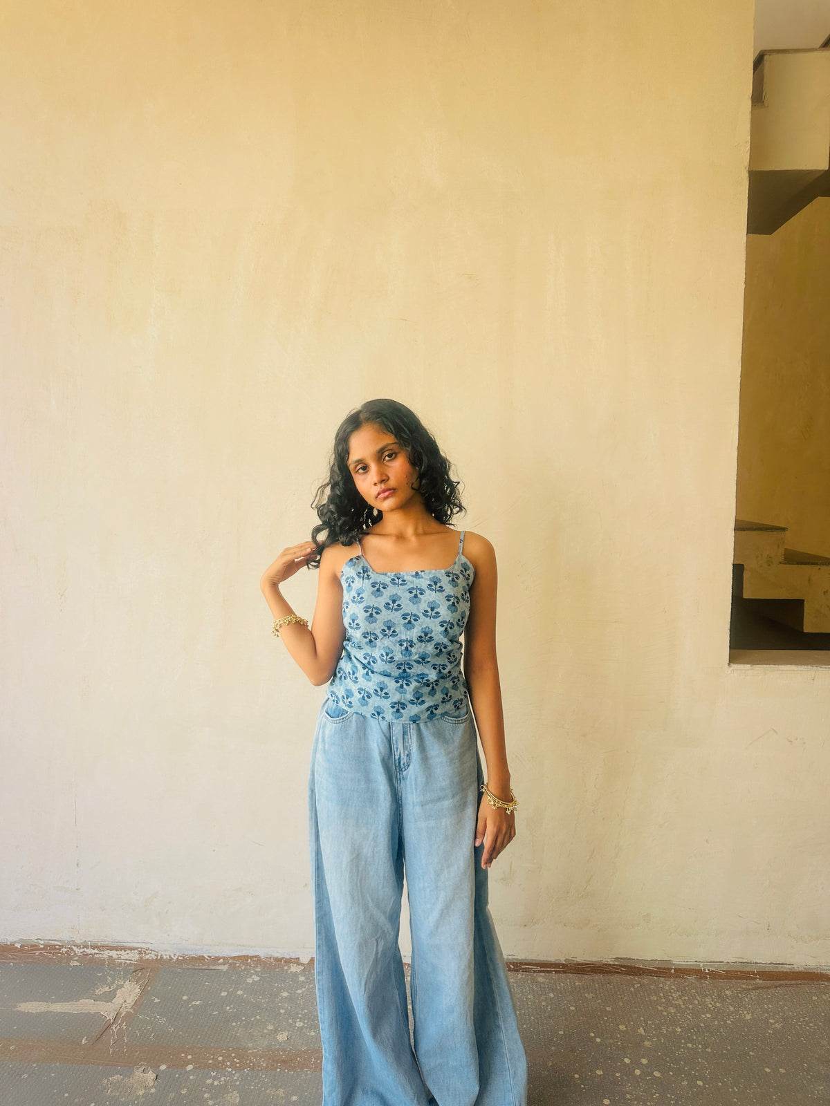 Midnight Muse Strappy Kurti