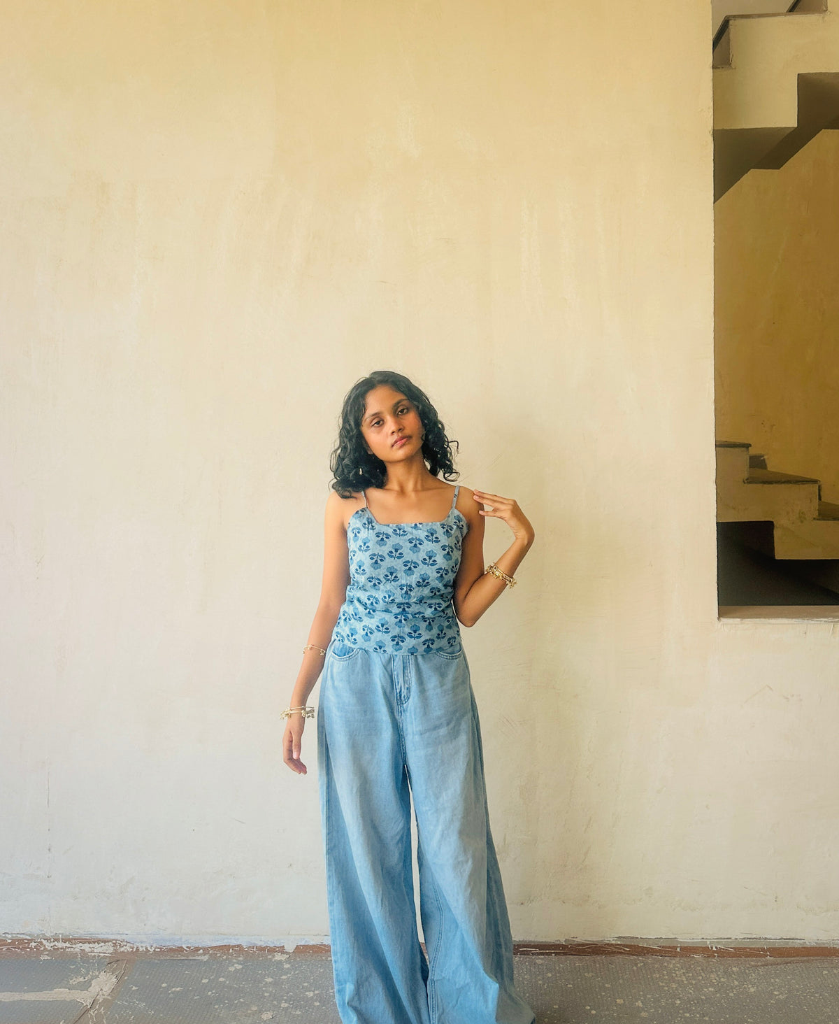 Midnight Muse Strappy Kurti