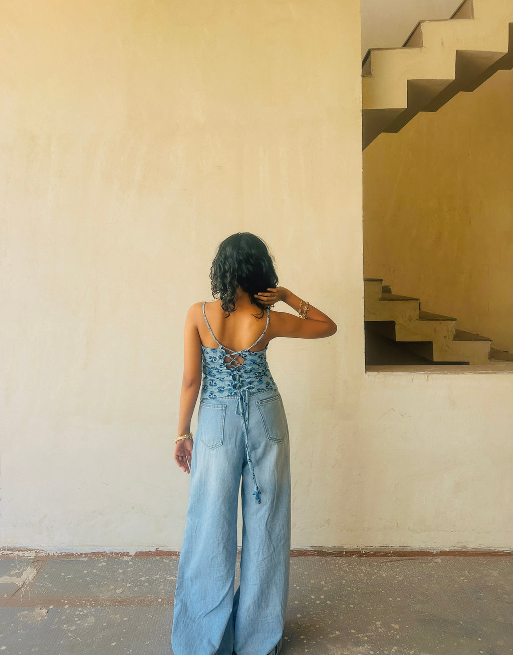 Midnight Muse Strappy Kurti