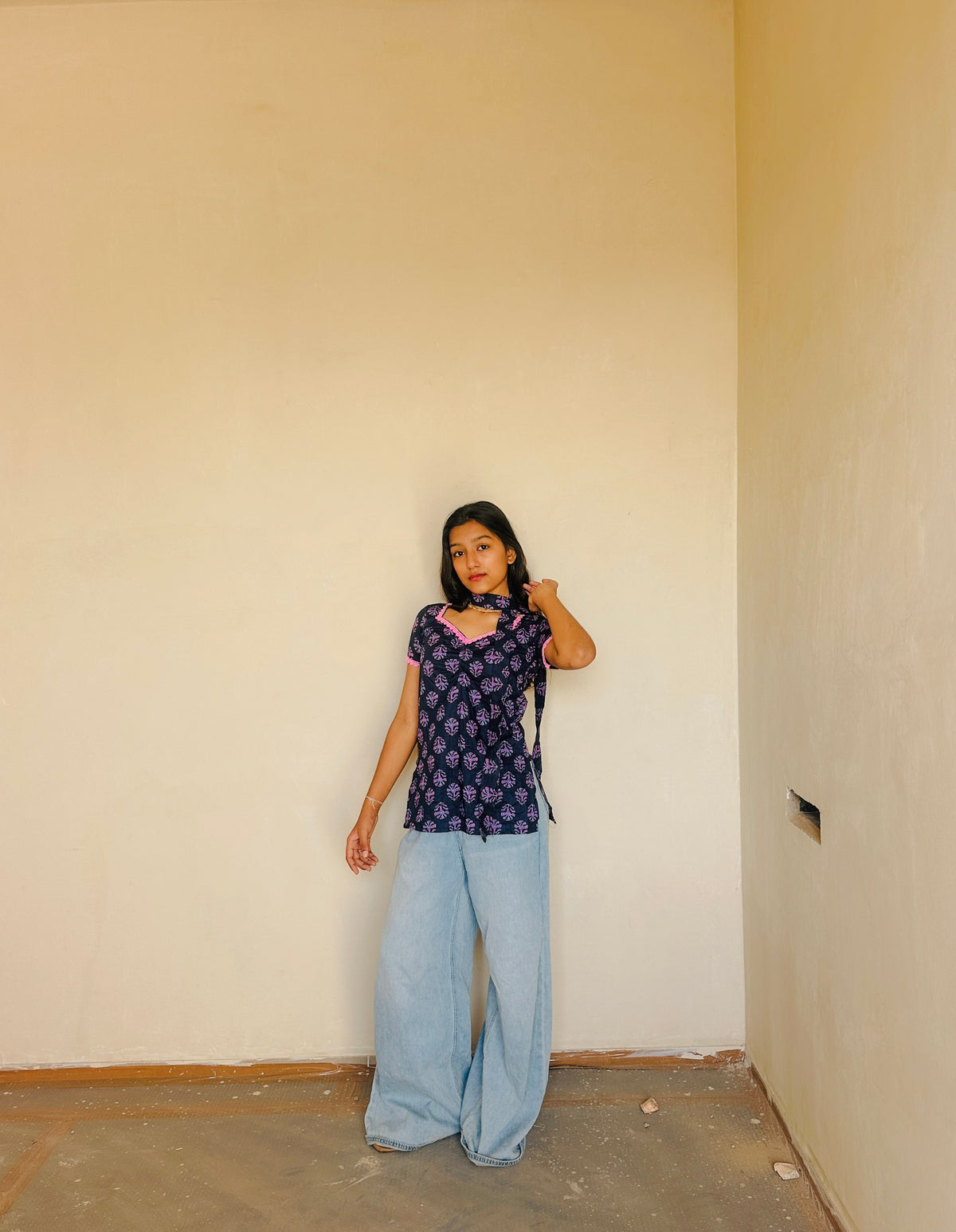 Sass & Surma Block Kurti