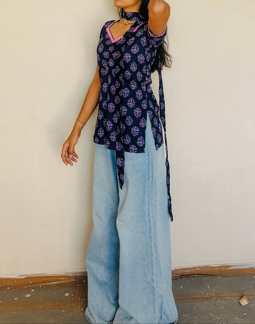 Sass & Surma Block Kurti