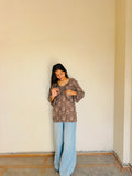 Mocha Muse Tie-Up Kurti